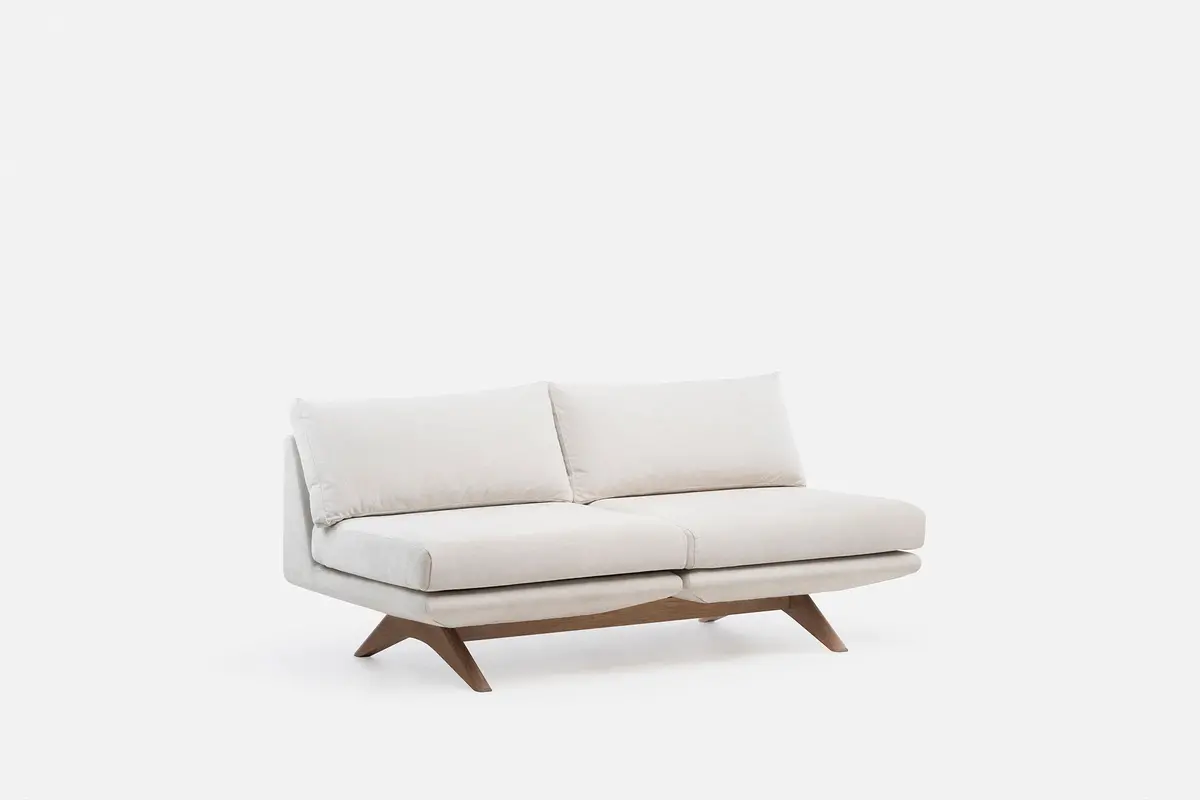 Hepburn Modular 2-Seater Armless Sofa 1