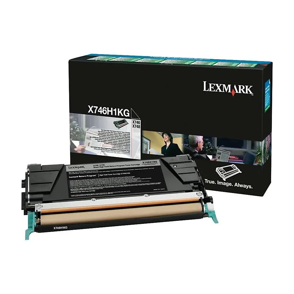 X746h1kg Lexmark X746, X748 Black High Yield Return Pgm 12K 1