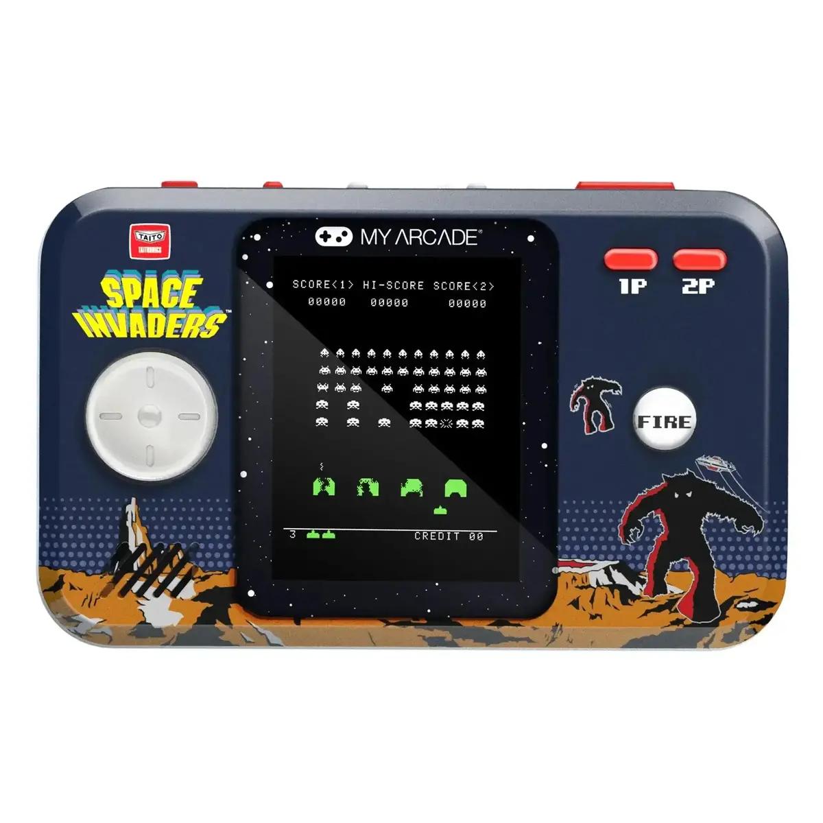 My Arcade - Space Invaders Pocket Player Pro Dgunl-7006 - Kolekcjonerska Konsola Do Gier Retro 1
