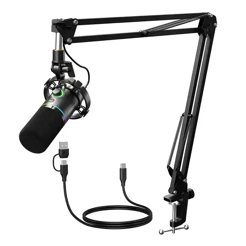 Maono - Pd200xs Usb/Xlr Dynamic Microphone Set With Boom Arm - Mikrofon Dynamiczny 1