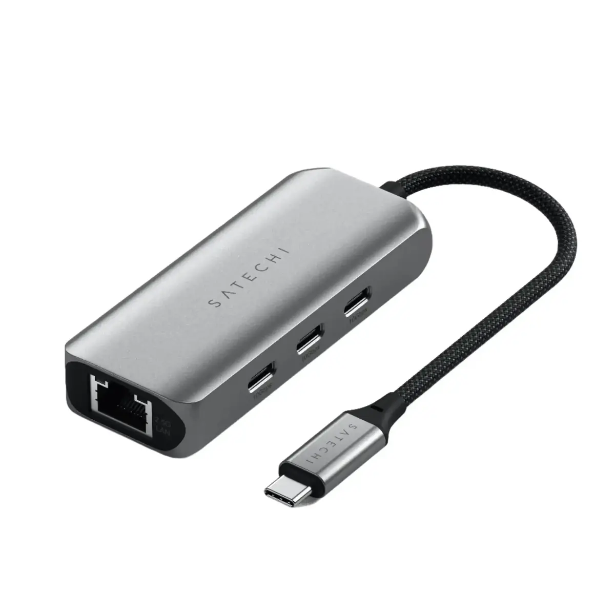 Satechi - 4-In-1 Usb-C Hub With 2.5 Gigabit Ethernet - Wieloportowy Hub Z Enthernet 1