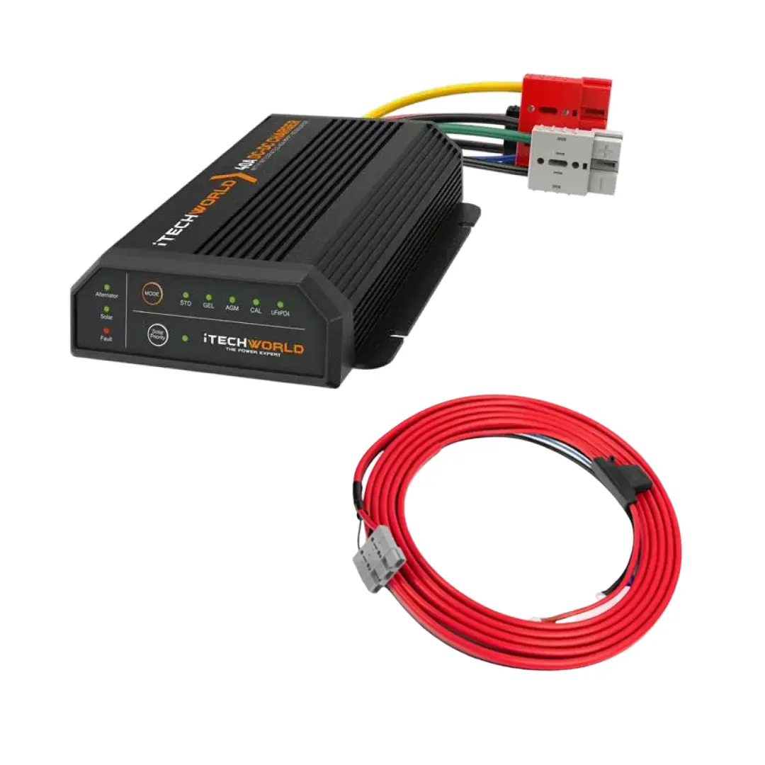 Itechworld | 40A Dcdc + Mppt Battery Charger Bundle | With Wiring Kit 2
