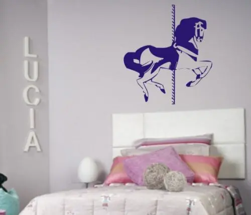 Merry Go Round Horse Version 2 Decal Sticker Wall Vinyl Decor Art 1