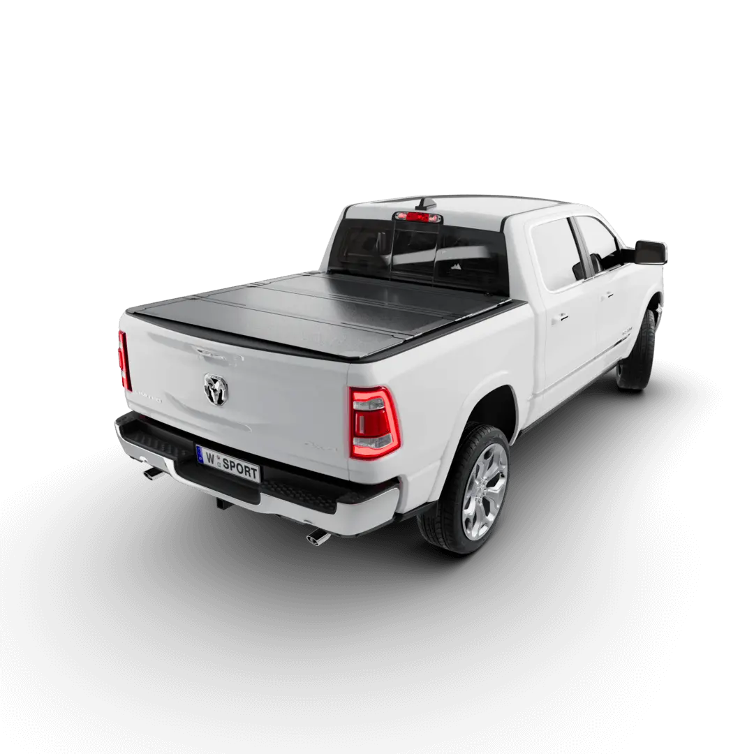 Worksport Al4 Hard Aluminum Full Bed Access Tonneau Cover For 2009–2024 Ram 1500/1500 Classic 5'7" Short Bed 1