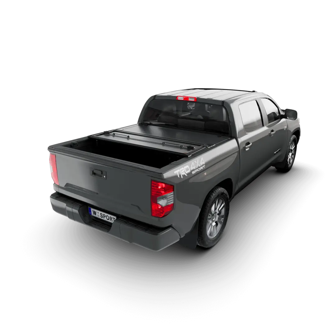 Worksport Al3 Full Bed Access Aluminum Tri-Fold Tonneau Cover – Fits 2022–2024 Toyota Tundra 6'6" Standard Bed W/ Utility Brackets 1