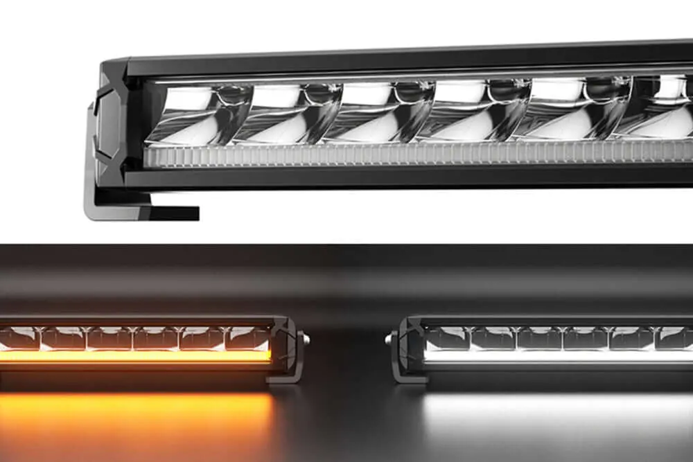 Orion Van Gear Slim Led Light Bar 2.0 For Vans & Off-Road Vehicles – Fits Orion Roof Racks – 50", Dual Drl White/Amber, Ip69k Waterproof 1