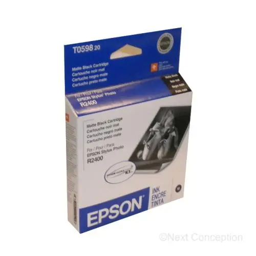 T059820 Stylus Photo R2400 Ink Cartridge  Matte Black 1