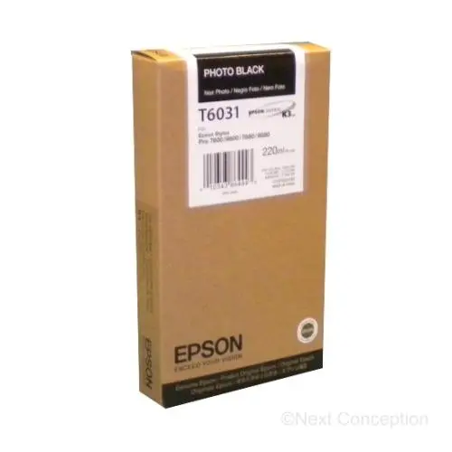T603100 Epson Ultrachrome Photo Black K3 For Stylus Pro 7800 1