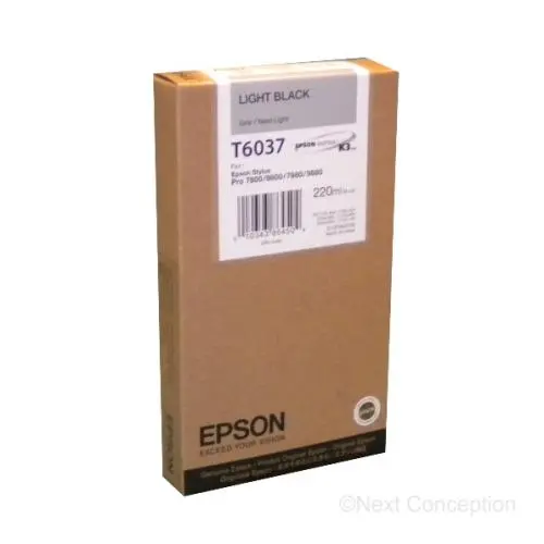 T603700 Epson Ultrachrome Light Black K3 For Stylus Pro 7800 1