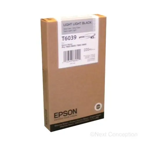 T603900 Epson Ultrachrome Light Light Black 220Ml K3 1