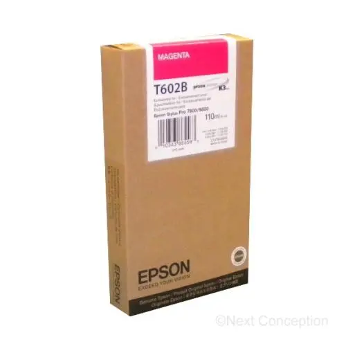 T602b00 Epson Ultrachrome Magenta K3 For Stylus Pro 7800 & S 1