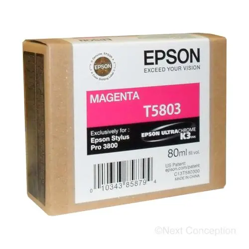 T580300 Epson Ultrachrome Magenta Ink 80Ml, Stylus Pro 3800 1