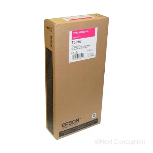 T596300 Epson Ultrachrome Hdr Vivid Magenta 350Ml, Stylus Pr 1