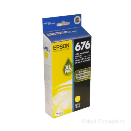 T676xl420s Epson 676Xl Yellow Ink  Workforce Pro 4020/4530/ 1