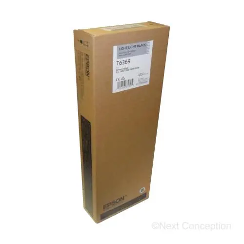 T636900 Epson Ultrachrome Hdr Light Light Black Ink, 700Ml, 1