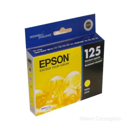 T125420s Epson Stylus Yellow Nx125/127/420/Workforce 520 1