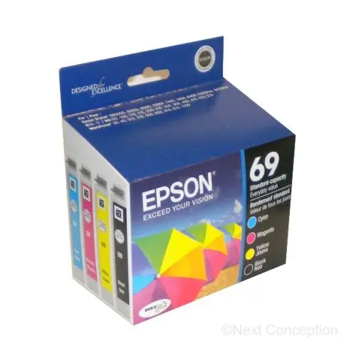 T069120bcs Epson Combo Inkjet Cartridges (Cmyk), Standard C 1