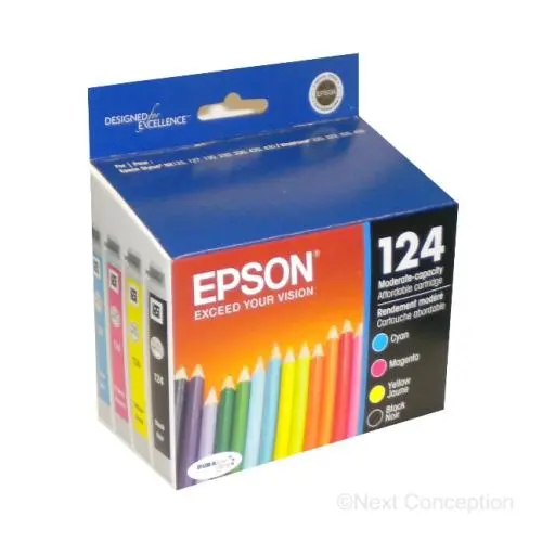 T124520s Epson Durabrite Ultra Ink Color Multipack, Stylus 1