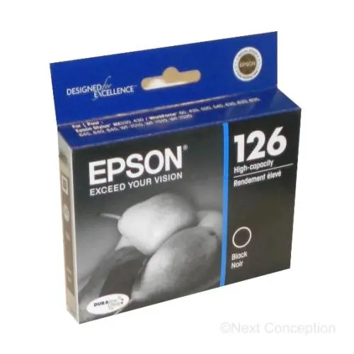 T126120s Epson Durabrite Ultra Ink Black, Workforce 60/520/ 1