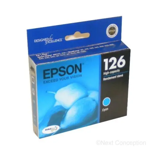 T126220s Epson Durabrite Ultra Ink Cyan, Workforce 60/520/6 1