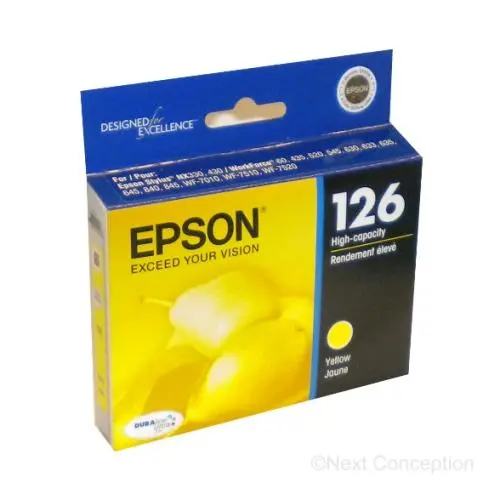 T126420s Epson Durabrite Ultra Ink Yellow, Workforce 60/520 1