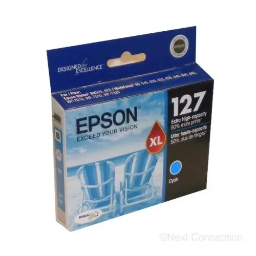 T127220s Epson Durabrite Ultra Ink Cyan, Extra Highcap. Wo 1