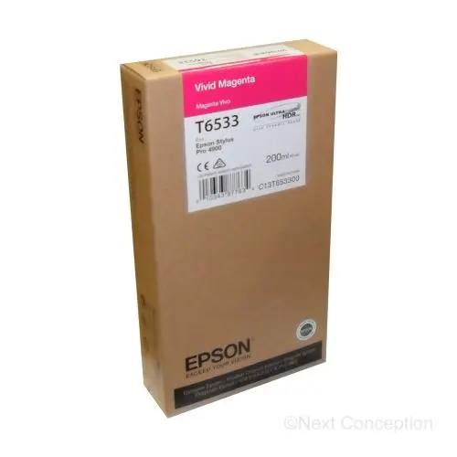 T653300 Epson Stylus Pro 4900 Vivid Magenta 200Ml 1
