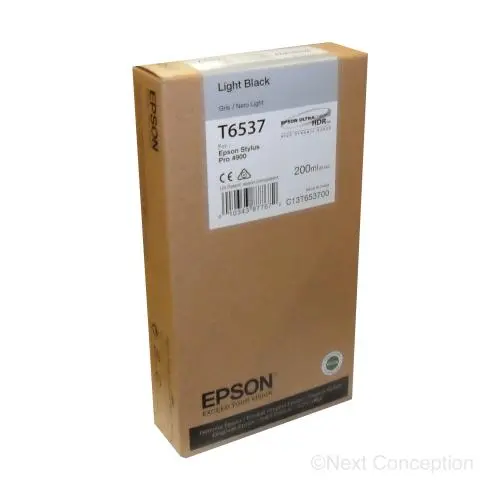 T653700 Epson Stylus Pro 4900 Light Black 200Ml 1