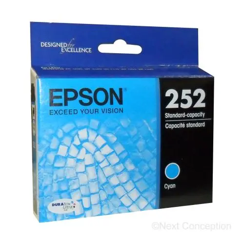 T252220s Epson Durabrite Ultra Cyan Ink Wf3620/3640/7110/76 1