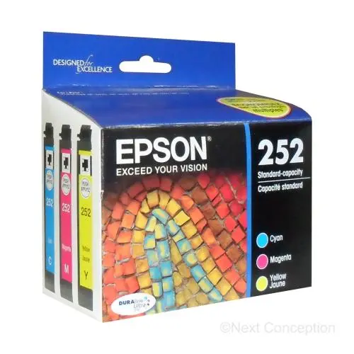 T252520s Epson Durabrite Ultra Cmy Multipack Wf3620/3640 1