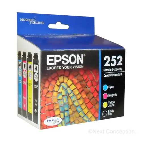 T252120bcs Epson Durabrite Ultra Black & Color Combo Pack 1