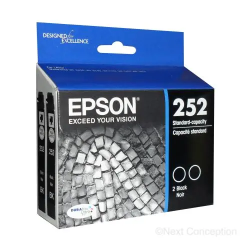 T252120d2 Epson Durabrite Ultra Black Ink Dual Pack 1