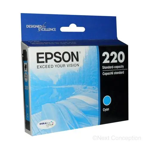 T220220s Epson Durabrite Ultra Cyan Ink Cartridge Std. Capa 1
