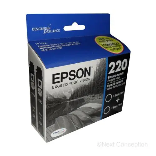 T220120d2 Epson Durabrite Ultra Black Dual Pack Std. Capaci 1