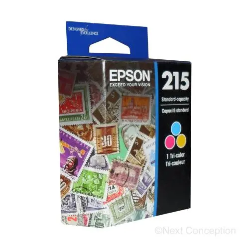 T215530s Epson 215 3-Col St. Cap. Ink Cartridge, Workforce 1