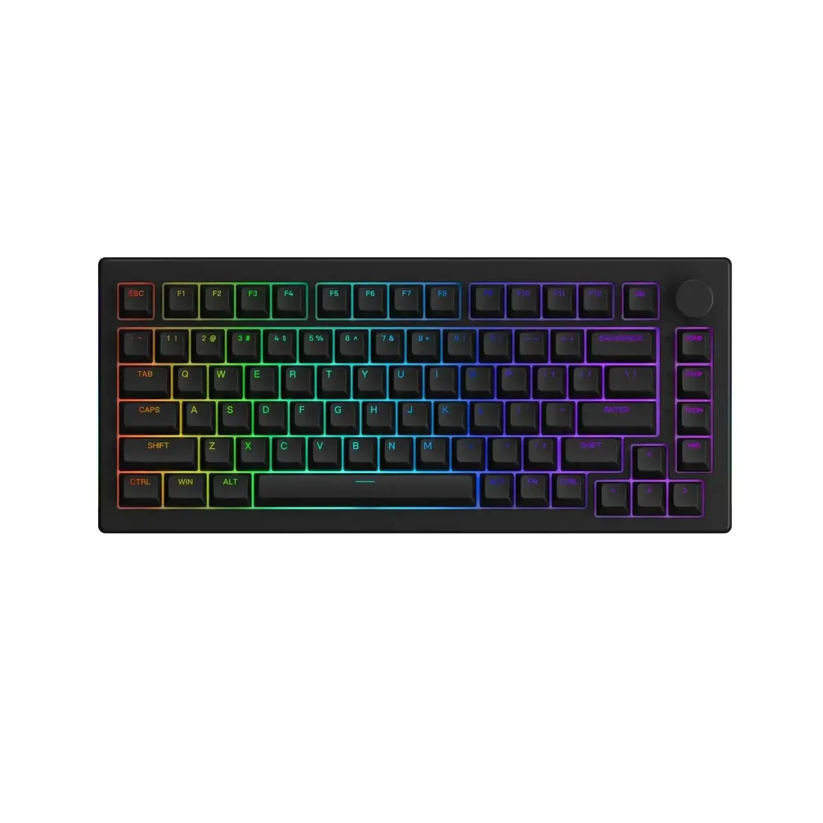 Akko - 5075B Plus Shine-Through Black Wireless Mechanical Keyboard 1