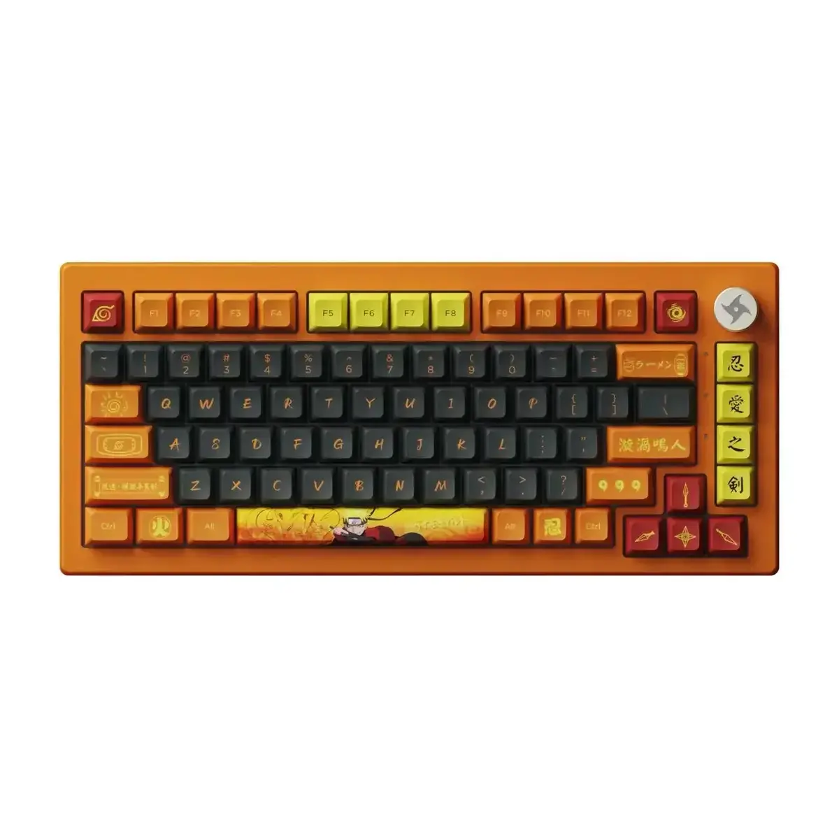 Akko - Naruto Uzumaki 20Th Anniversary 5075B Plus - Bezprzewodowa Klawiatura Mechaniczna 1