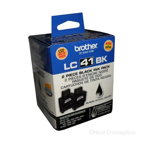 Lc412pks Ink Cartridge  Black ( 2 Packs ) 1