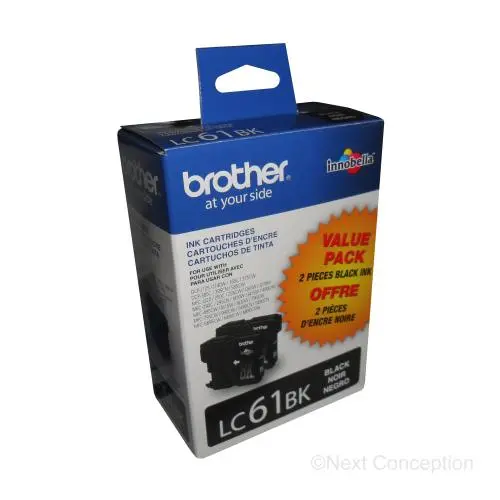Lc612pks Ink Cartridge  Black ( 2 Pks Of Lc61bks ) 1