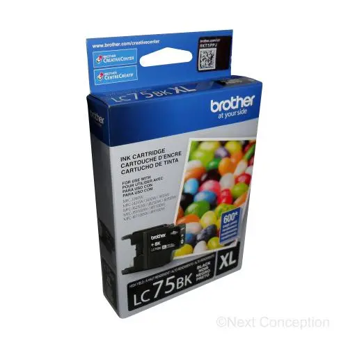Lc75bks Ink Cartridge Black For Mfcj6510dw, Mfcj6710dw, Mf 1