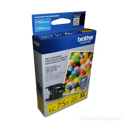 Lc75ys Ink Cartridge Yellow For Mfcj6510dw, Mfcj6710dw, Mf 1