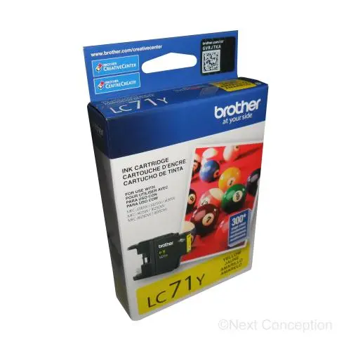 Lc71ys Ink Cartridge Yellow For Mfcj6710dw/6910Dw/265 1