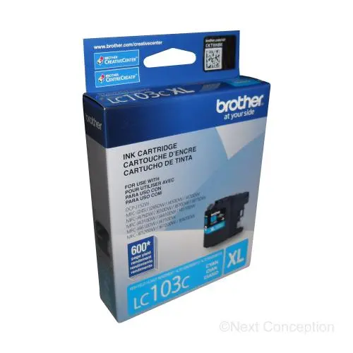 Lc103cs Cyan Hy Ink For Mfcj4410dw/Mfcj4510dw/Mfcj4610dw 1