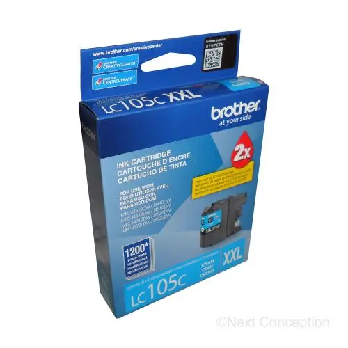 Lc105cs Cyan Super Hy Ink For Mfcj4410dw/Mfcj4510dw/Mfcj4610 1