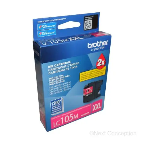 Lc105ms Magenta Super Hy Ink For Mfcj4410dw/Mfcj4510dw/Mfcj4 1