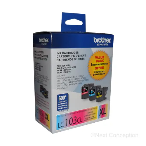Lc1033pks Colour 3Pks Hy Ink For Mfcj4410dw/Mfcj4510dw/Mfcj4 1