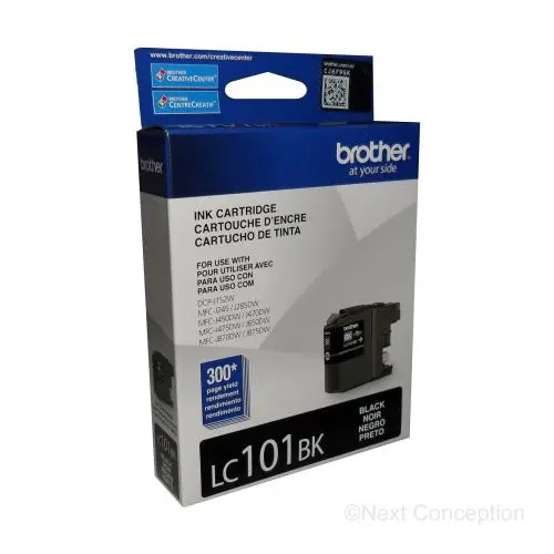 Lc101bks Black Regular Yield (300 Pages) Ink For Mfcj870dw 1