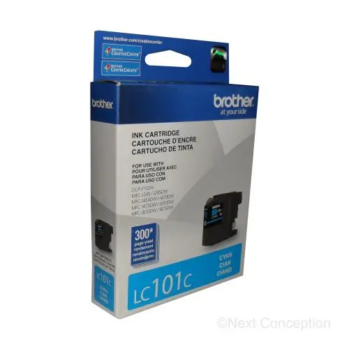 Lc101cs Cyan Regular Yield (300 Pages) Ink Cartridge 1