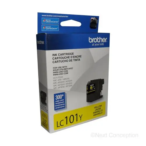 Lc101ys Yellow Regular Yield (300 Pages) Ink Cartridge 1