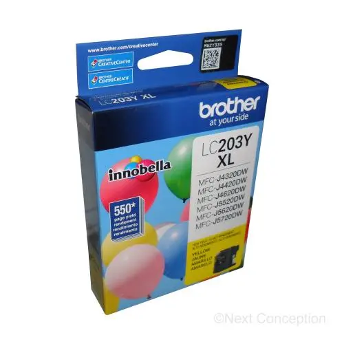 Lc203ys Yellow Ink For Mfcj4320dw/Mfcj4420dw/Mfcj4620dw 1